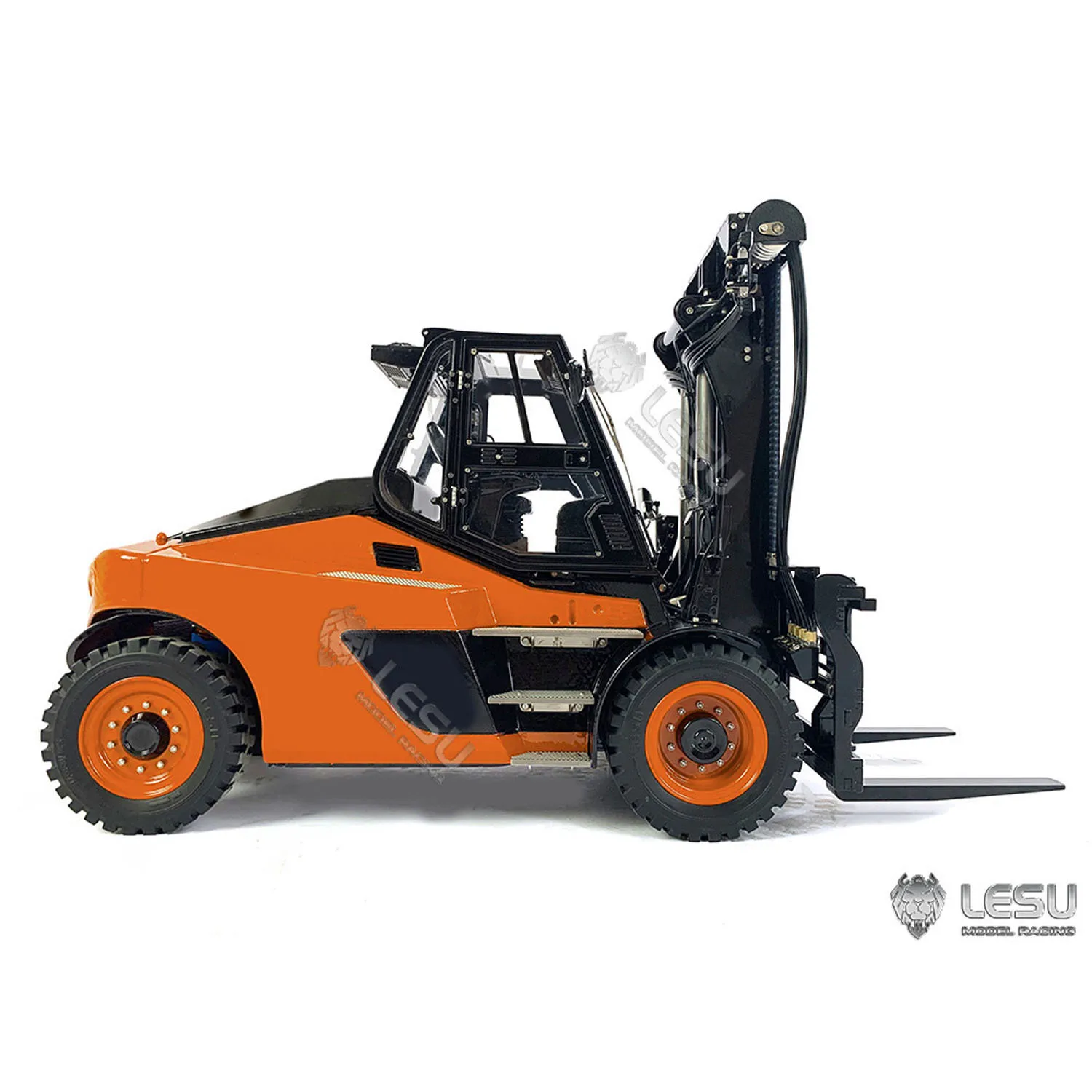 LESU  Aoue-LD160S 1/14 RC Hydraulic Forklift Remote Control Trucks Car Models Unassembled Painted Construction Vehicle THZH1463 5