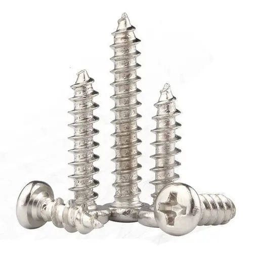 100pcs/Lot Nickel-Plated Carbon Steel Cross Recessed Round Head  Self-Tapping Screw M1 M1.2 M1.4 M1.7 M2 M3 M4 M5 - Image 3