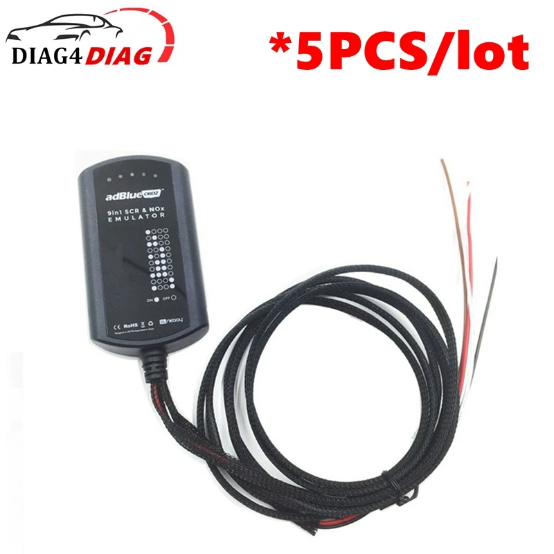 

5pcs/lot OBD2 New Car Styling Adblue 9in1 Super Adblue Emulator 9 in 1 for multi-brands trucks