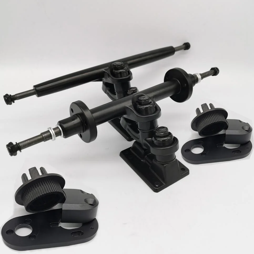 

12 дюймов Двойной центральный столбик гвоздь электрические скользящие пластины грузовики фланец для внедорожника мосты для скейтборда Гравитационное литье Прямая поставка