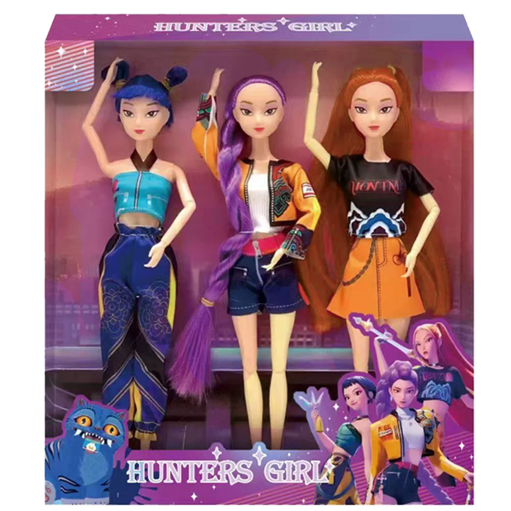 K Pop Dolls K Pop Demon Dolls, Figure Girl Doll Toy Huntrix Rumi/Mira/Zoey  Doll K-pop Dolls, image size:1000x1000
