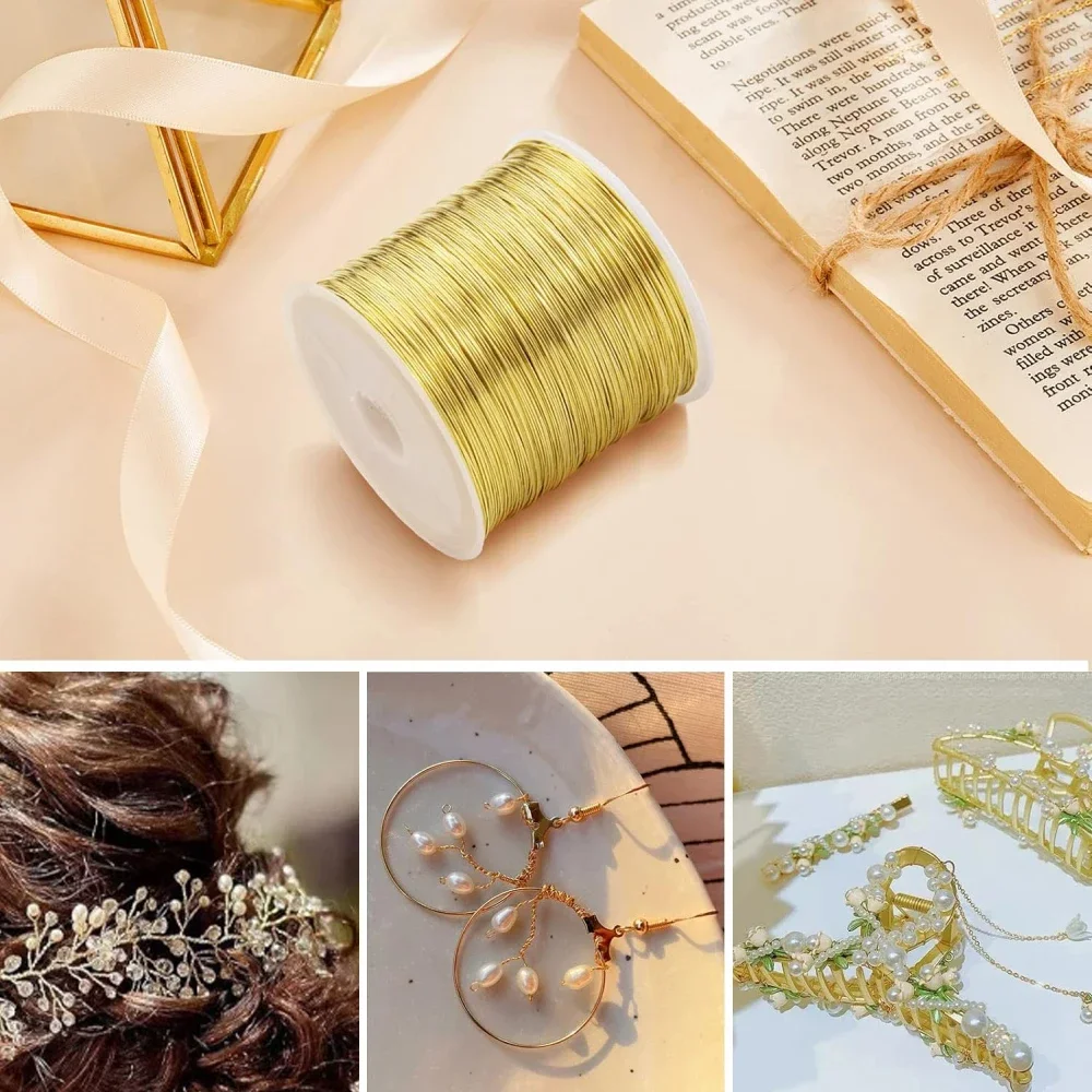 Premium Multi-Size Brass Craft Wire for DIY Jewelry & Handmade Crafts