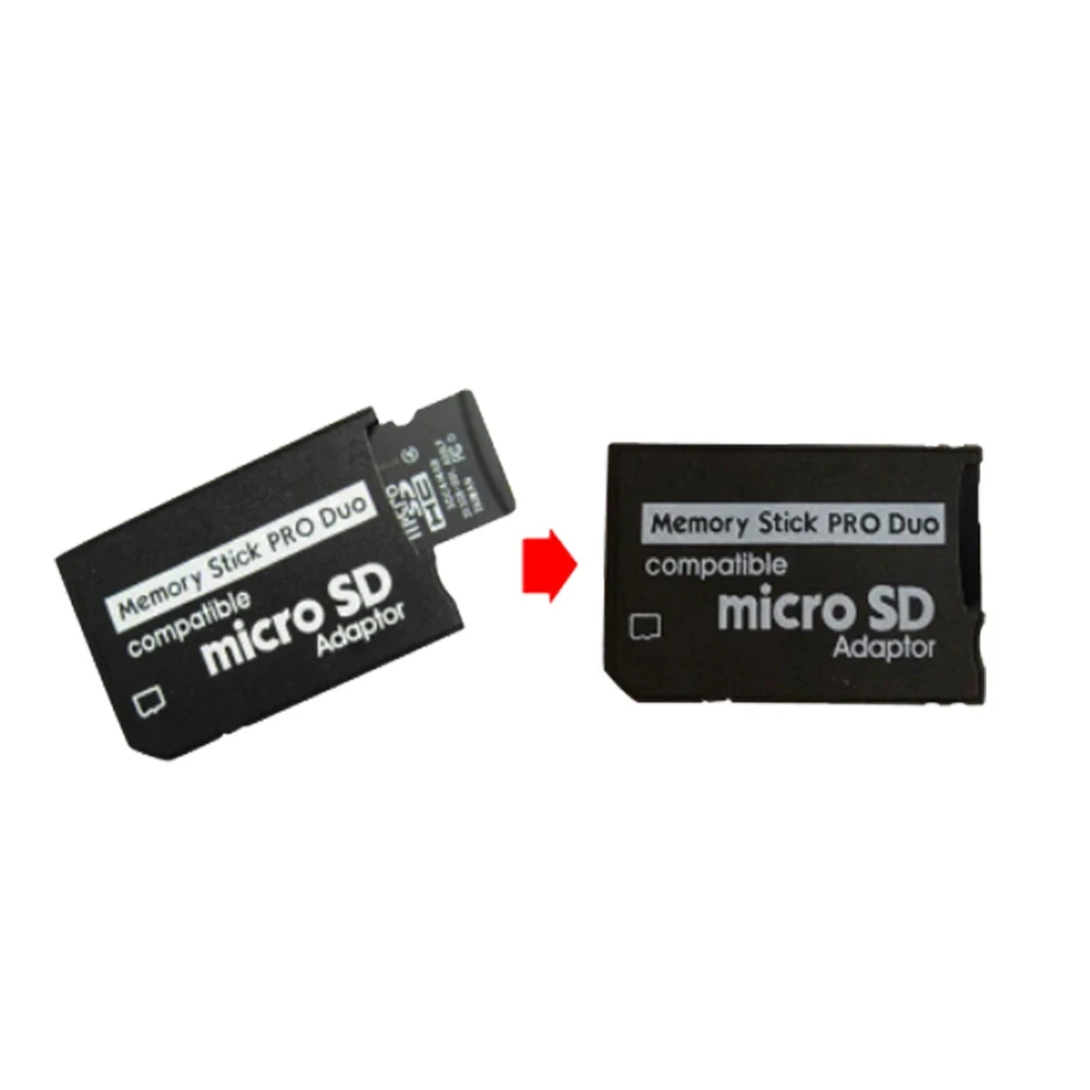 Memory Stick Pro Duo Adapter Reader Per Scheda Di Memoria Psp3000/Psp2000/Psp1000 Micro Sd Tf Card