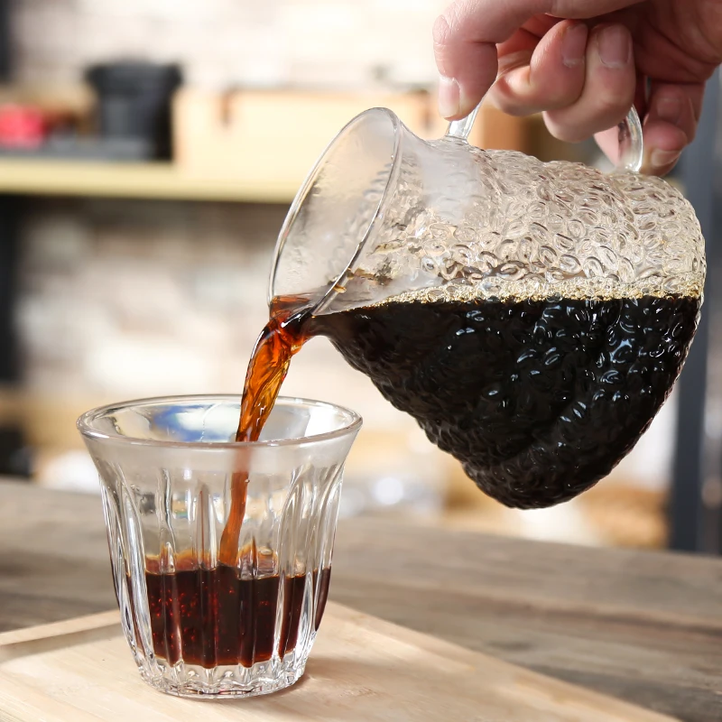 إبريق قهوة زجاج بوروسيليكات مقاوم للحرارة