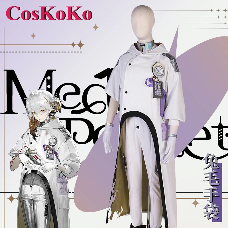 

CosKoKo Medicine Pocket Cosplay Anime Game Reverse:1999 Costume Fashion Combat Uniform Women Halloween Party Role Play Clothing