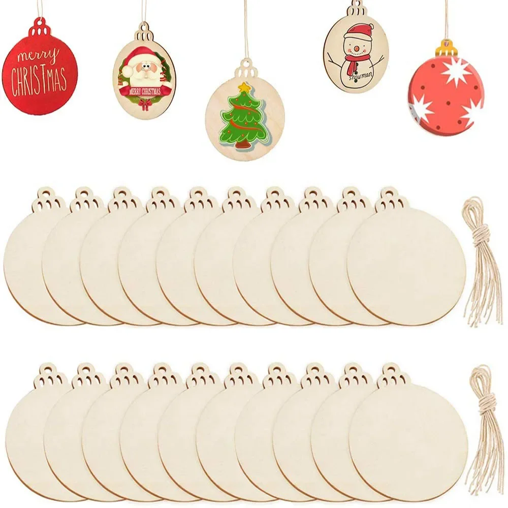DIY Christmas Wooden Ornaments 4