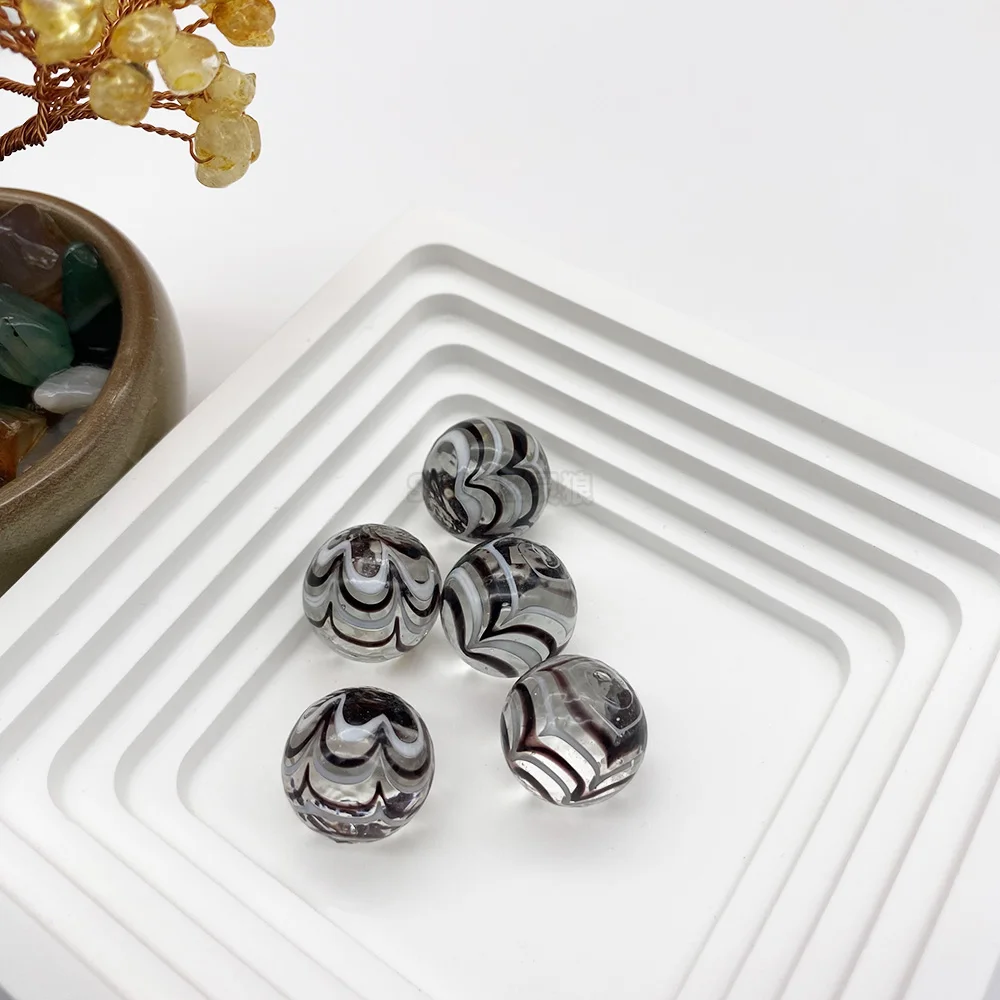 G1-16 Home Decor Collection Creative Handmade Glass Marbles Balls Rarity Children Puzzle Game Toys Cute New Year Gifts For Kid