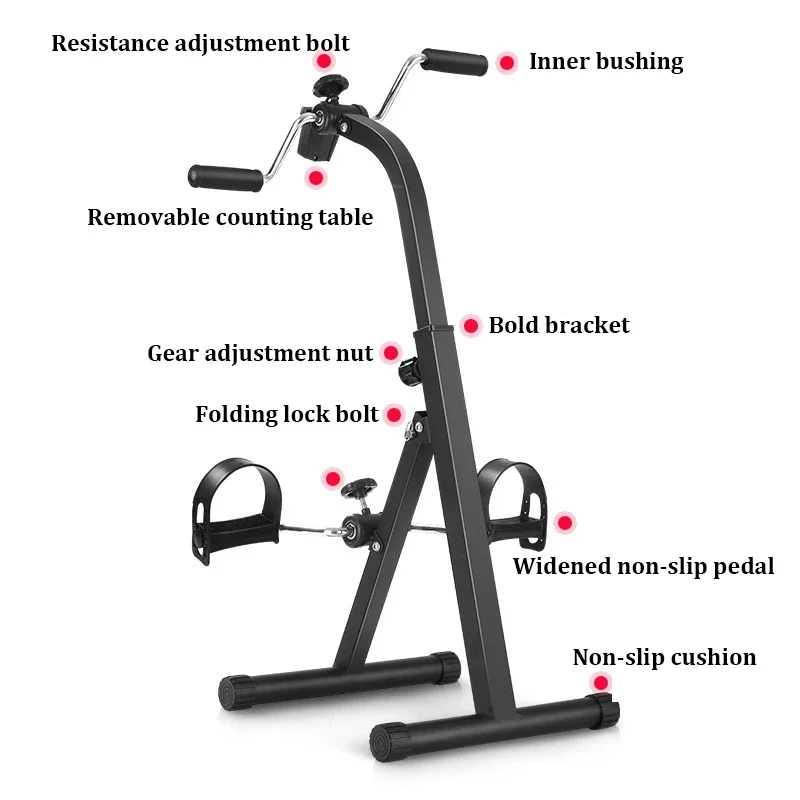 MIYAUP 뇌졸중 편마비 상지 및 하체 사이클링 손 힘 재활 훈련 장비