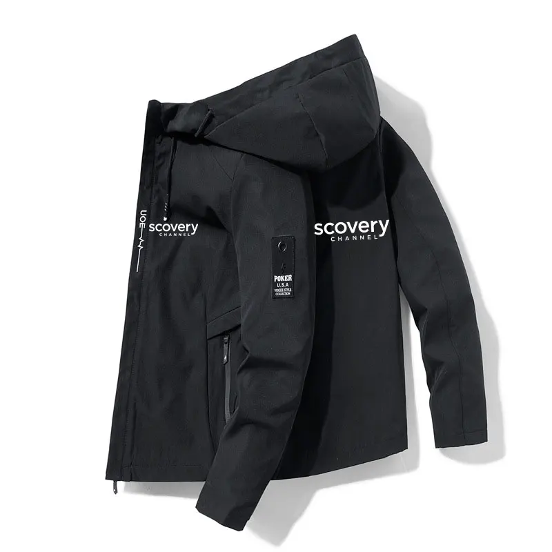 

2024 модная мужская горячая Распродажа уличная куртка с капюшоном Спортивная рубашка на молнии мужская Корейская брендовая спортивная рубашка