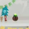 Coconut Shell Flower Pot Unique Old Design Breathable Kindergarten Succulent Planting Cute Planter Bowl Nursery Pots 6