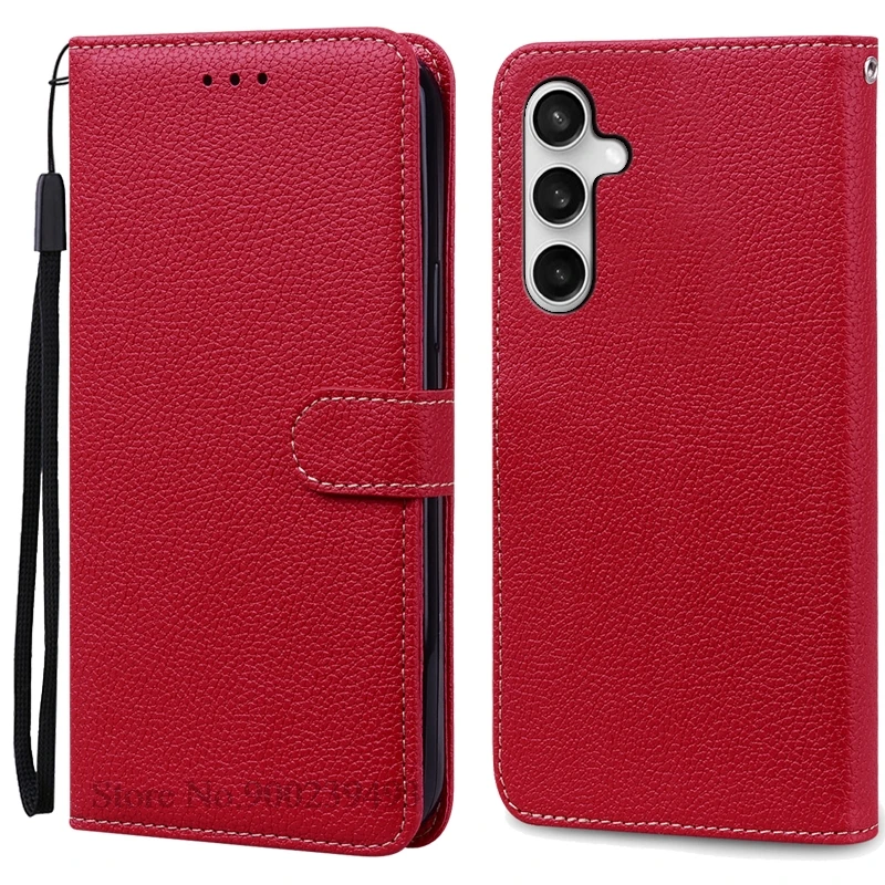 Leather Wallet Flip Case for Samsung Galaxy A17 - Luxury Phone Cover
