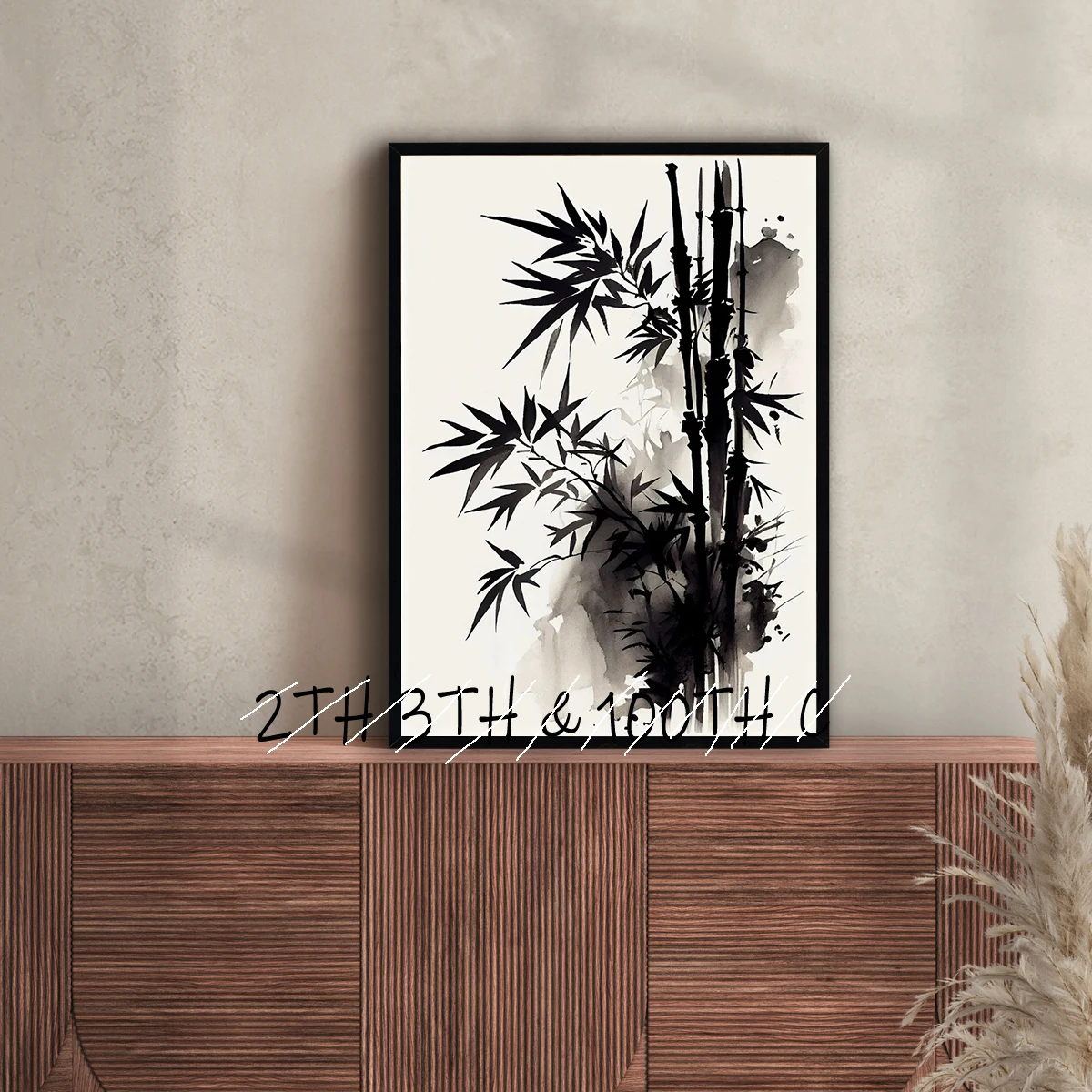 竹の水彩画のポスター,キャンバスの絵,現代文化の絵画,壁の装飾,中国風