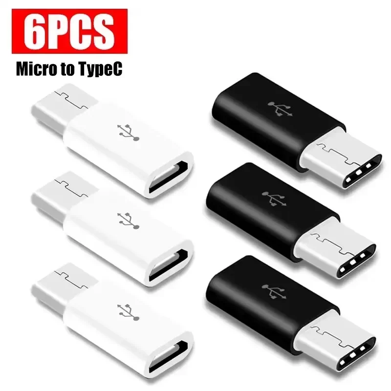 Compact Micro USB to Type-C Adapter Connector