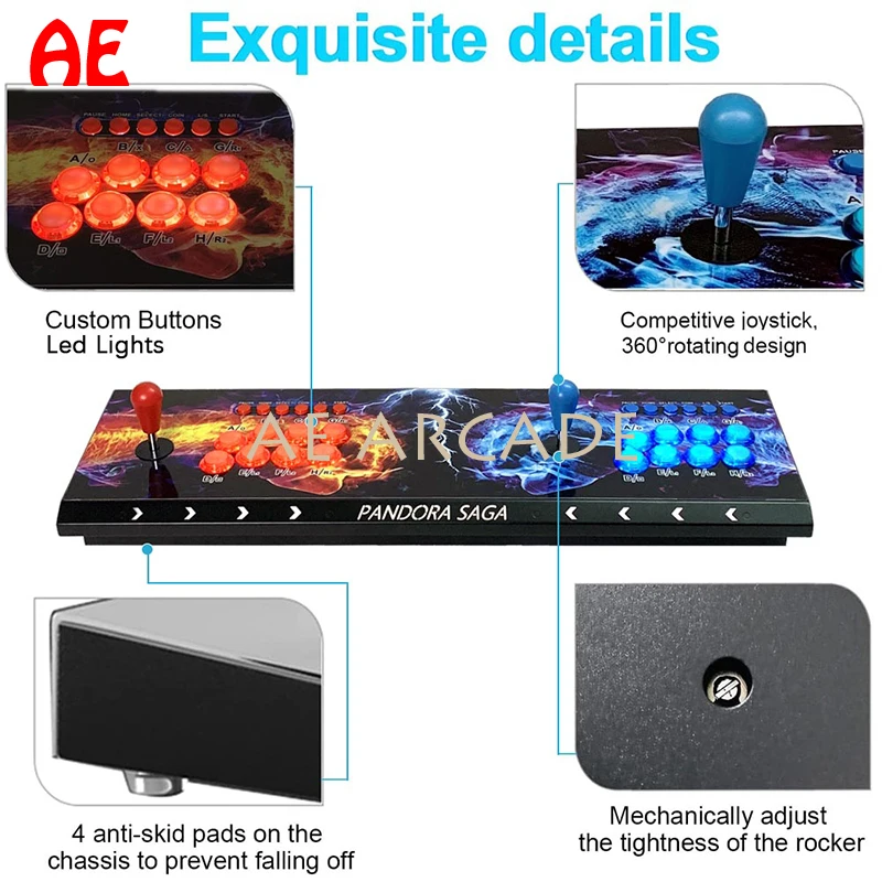 3D Pandora's SAGA EX WIFI 128G 10888in1