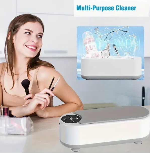 Smart Glasses & Jewelry Cleaner Machine with Type-C Interface- Portable, Chemical-Free, Dry Cleaning for Eyeglasses, Watches 1