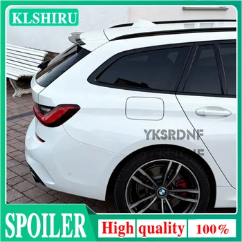 Spoiler Posteriore per BMW Serie 3 Touring G21 M-Package 2018-2024, Accessorio Esterno in ABS Nero Lucido