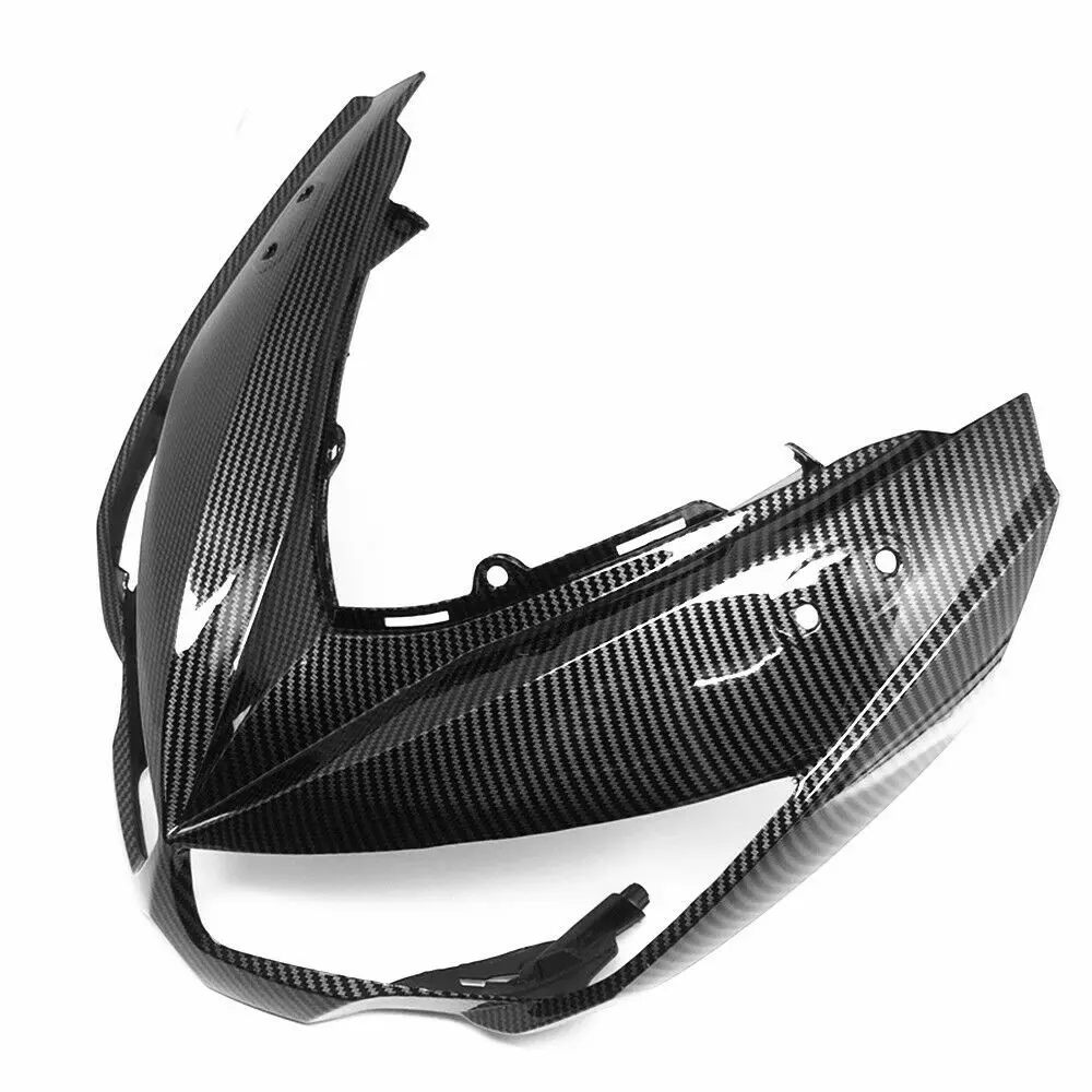 

For KAWASAKI Z1000SX 2010-2016 Motorcycle Accessories Hydro Dipped Carbon Fiber Finish Front Nose Headlight Fairing Cowling