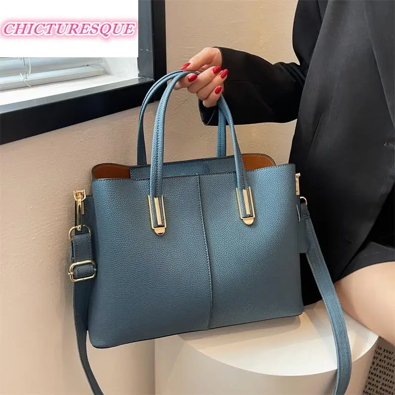 

3 Layers Large Capacity Genuine Leather Tote Elegant Female Purses and Handbags Luxury Women Bag Designer Shoulder Crossbody Sac