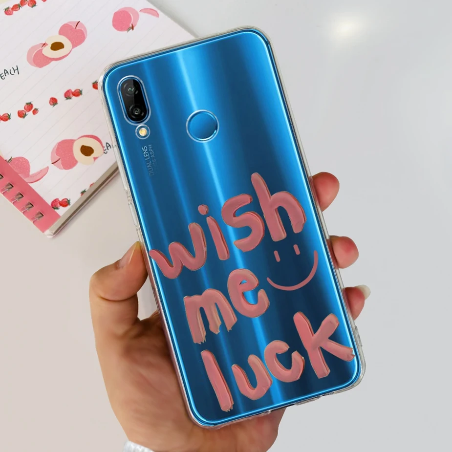 Stylish Painted Clear Silicone Soft TPU Phone Case