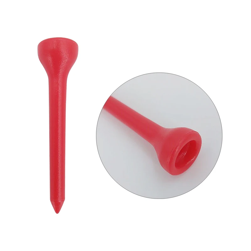 Description Picture 5 of item100 Pcs Golf Tees Cup-Shaped Plastic Durable Mixed Color Available In 4 Sizes Auxiliary Practice Golf Accessories Supplies