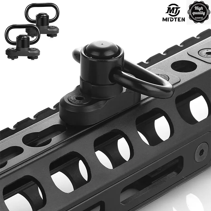 2PCSMlokQDSlingSwivelStudMountAdapterforMlokRailQuick