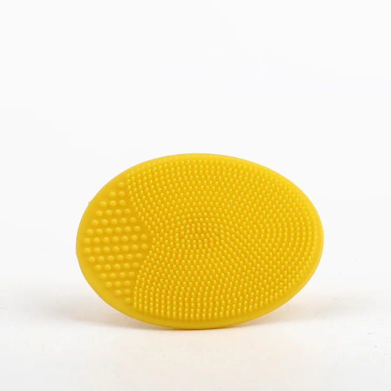Round Face Silicone Brush Children's Shampoo Brush Clean Soft Hair and Remove Blackheads Deep Cleaning Facial Tools