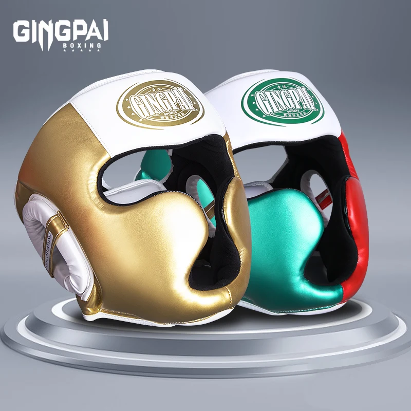 

Kick Boxing Helmet Karate Muay Thai Guantes De Boxeo Free Fight Headgear MMA Head Guard Sanda Training Adults Kids Equipment