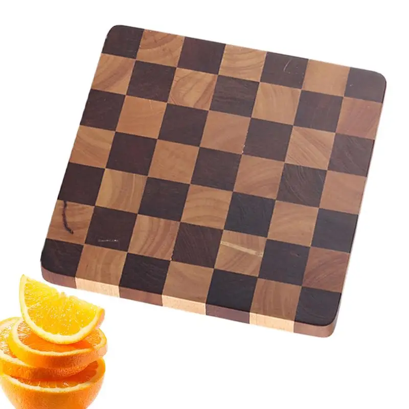 

Butcher Block Household Cutting Board In Rectangle High Hardness Board For Cutting Food For Tomatoes Pork Ribs Chili Peppers