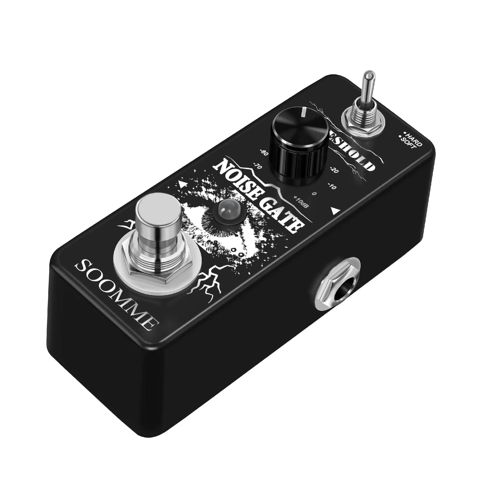 SOOMME HT-01 Noise Killer Pedal Noise Gate Suppressor Effect Pedal 2 Modes True Bypass for Electric Guitars True Bypass