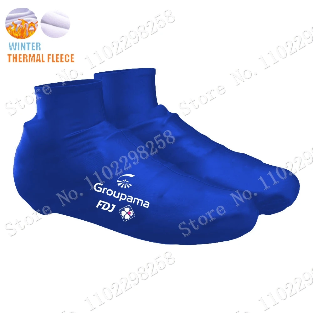 Bicycle Shoe Covers Cycling Shoe Covers FDJ Team Road Bike Shoes Cover MTB Jerseys Dust-proof Non-slip Outdoor Bicycle Overshoes