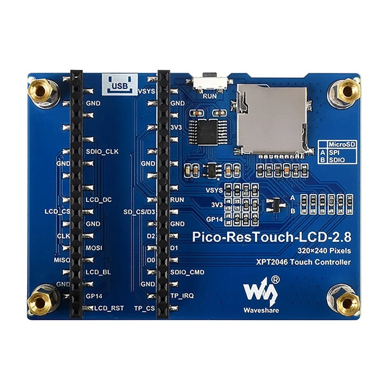 Waveshare   ڿ 2.8 ġ ÷, 262K ÷ LCD , 320x240 ȼ, SPI  ׼  ũ