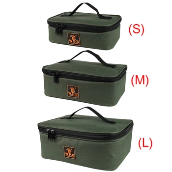 Outdoor Fishing Tackle Bag Zipper Waterproof Fishing Reel Lure Fishhook Organizer Gear Storage Fish Accessories 4