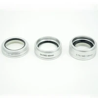 FYSCOPE ST2.0X 0.5X 0.7X OBJECTIVE LENS FOR STEREO ZOOM MICROSCOPE BARLOW LENS 3PCS/LOT 1