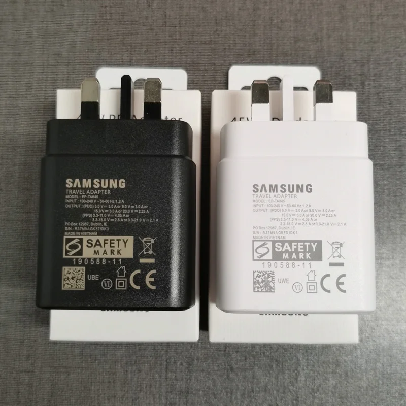 UK Plug 45W Super Fast Charger Power Adapter