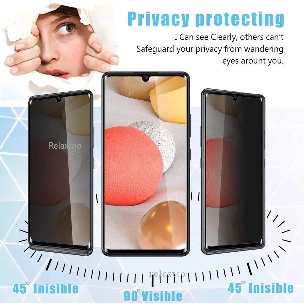 

Противошпионское закаленное стекло для samsung a50s, защитное стекло, защита экрана на galaxy a 50 s, a50 s, пленка samsun, защитное стекло