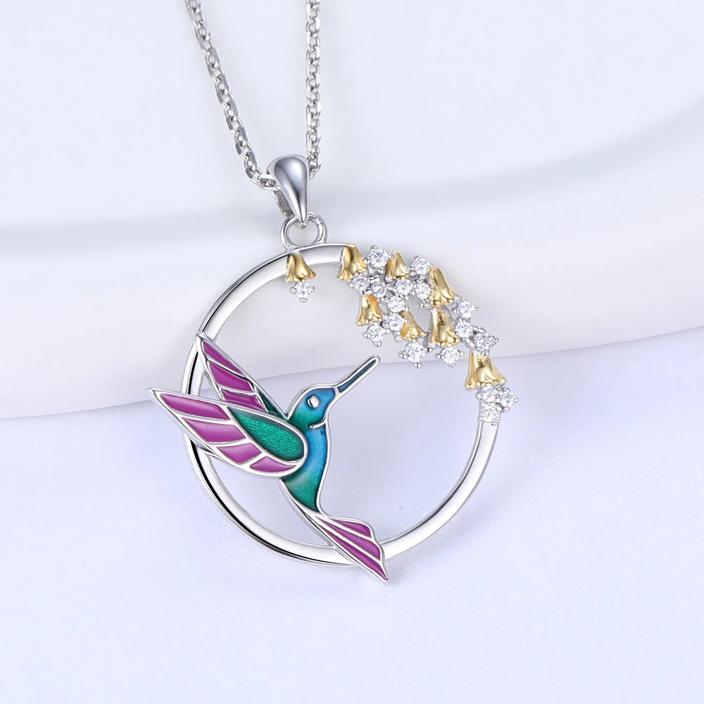 SWAROVSKI ハチドリ ネックレス