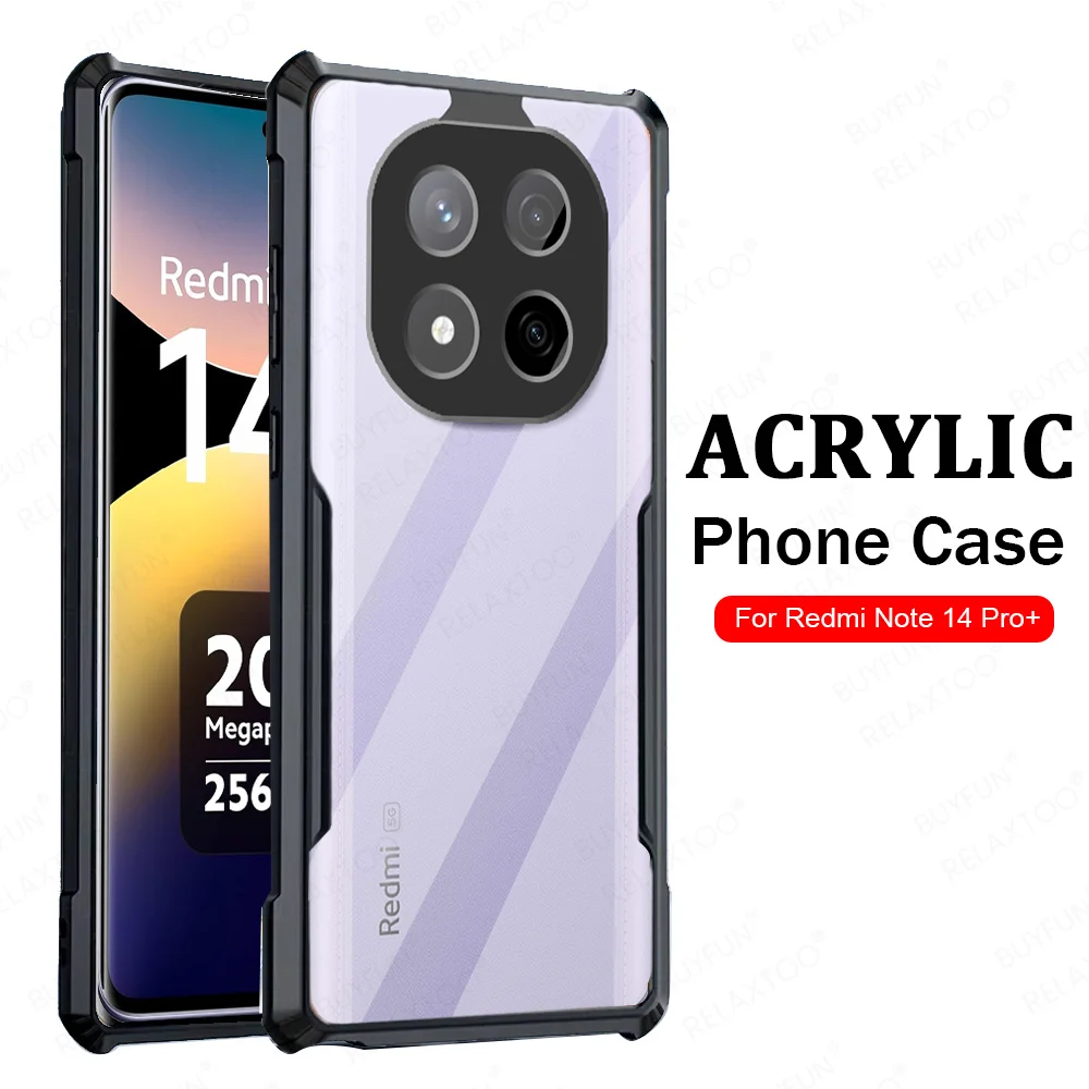 Acrylic Transparent Shockproof Armor Case - Enhanced Protection Coque