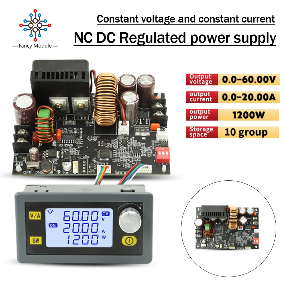 XY6020L 1200W 20A DC Voltage Regulator Power Supply CNC Adjustable ...