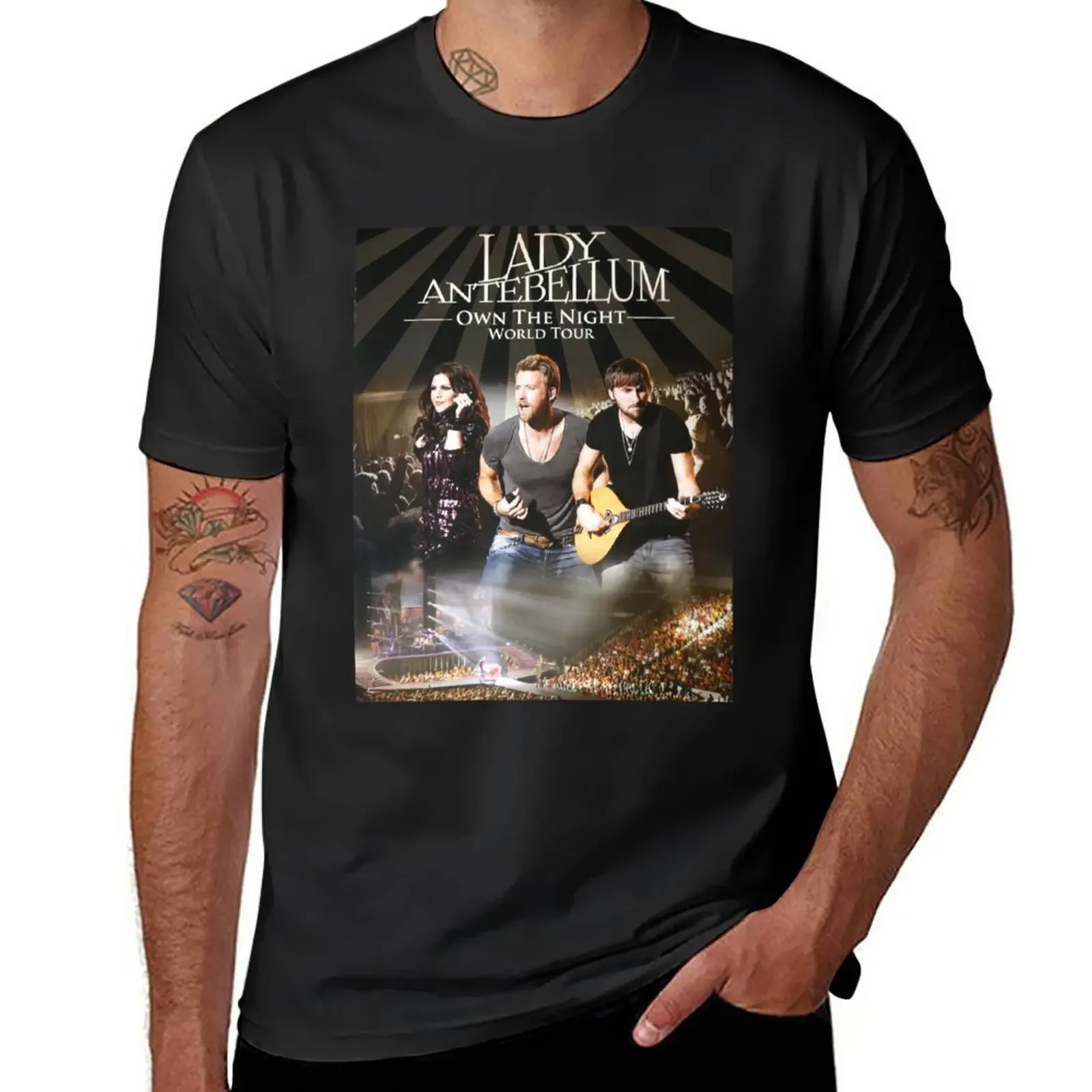 

lady antebellum world tour T-Shirt tees quick-drying slim fit t shirts for men