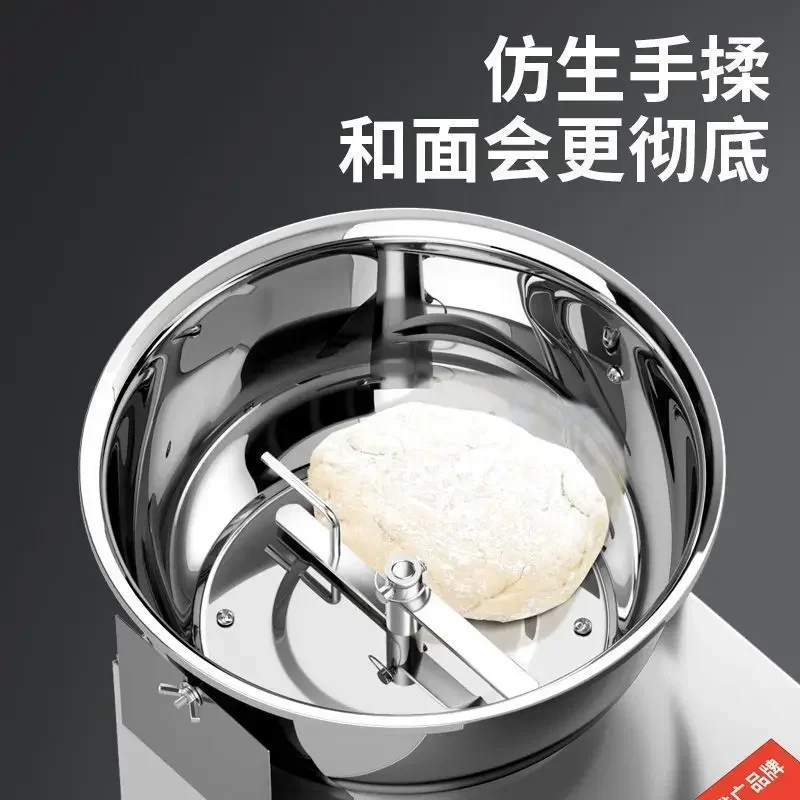 Commercial dough mixer fully automatic basin mixer stainless steel kneading dough mixer household small batedeira 3