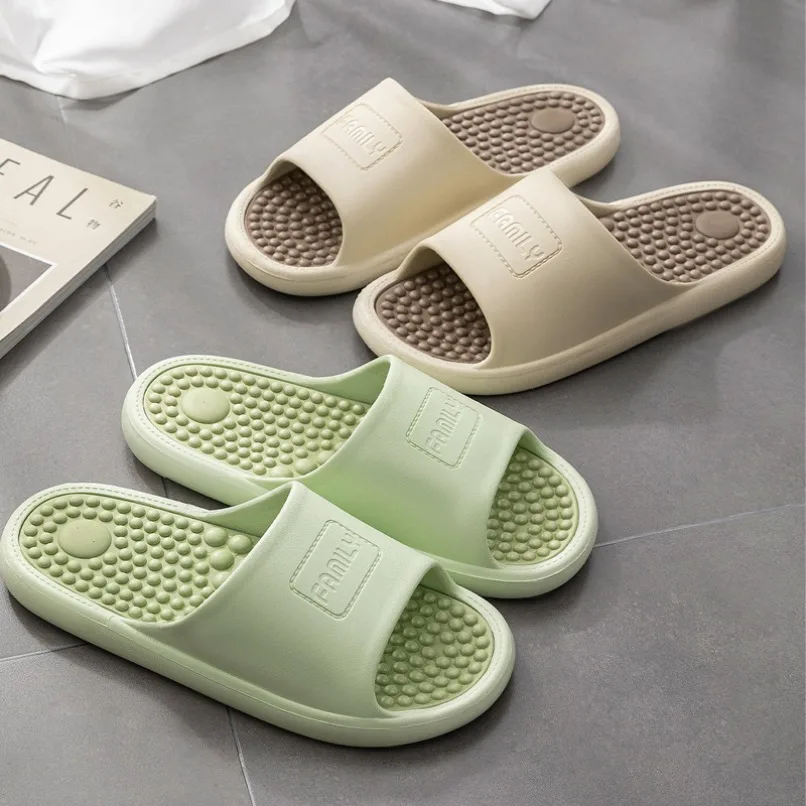 

House Slipper Woman Cloud Summer Sandals Massage Men Flip Flops Beach Slides Casual Home Shoes Flat Non Slip Eva Female Male
