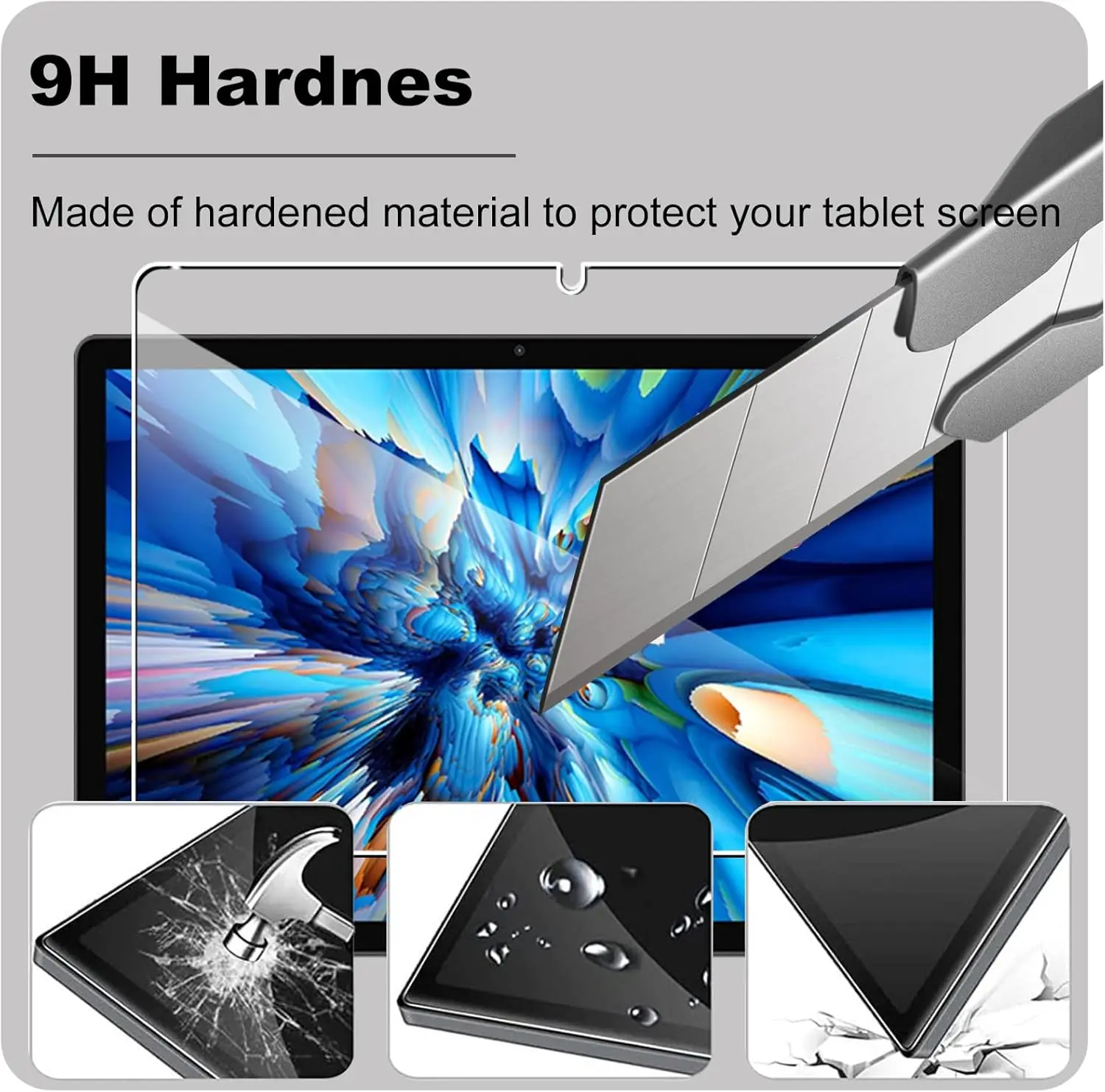 Premium 13 Shatterproof Scratch-Resistant Tempered Glass Screen Protector