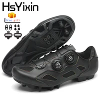 Cycling Sports Mtb Shoes Men Women SPD Professional Cycling Sneakers Breathable Anti-skid Spikes For Mountain Road Bicycle Sneak 2