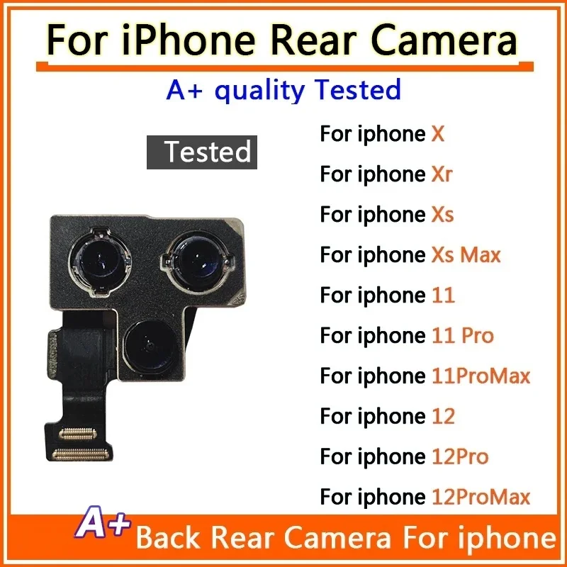 Fotocamera Posteriore Originale Per Iphone 7 8 X X Xs Max 11pro 12 Pro Grande Fotocamera Posteriore Sostituzione Cavo Flessibile Per Fotocamera Iphone X - Foto 9