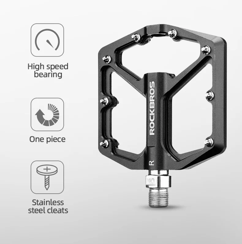 Bike Pedals Aluminum Alloy Anti-slip One-Piece Ultralight Sealed Bearing Cycling