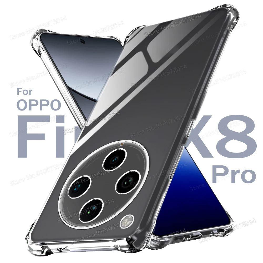Clear Shockproof Airbag Bumper Case - Transparent Protective Cover