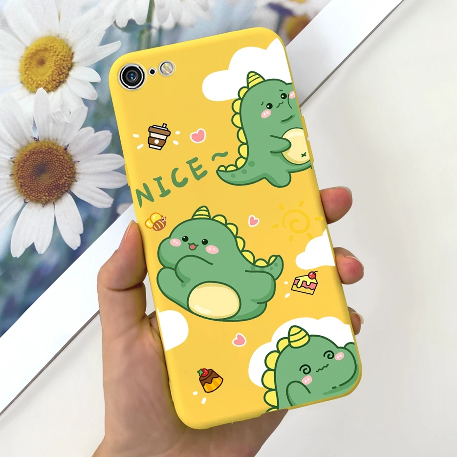 Cute Dinosaur Cartoon Soft Silicone Phone Case
