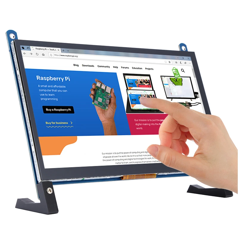 Ips Tft Lcd Monitor Touch Screen 1024×600 Rgb Pixels Usb Hdmi-compatível para Raspberry pi 4b 3b Mais Aida64 Novo 7