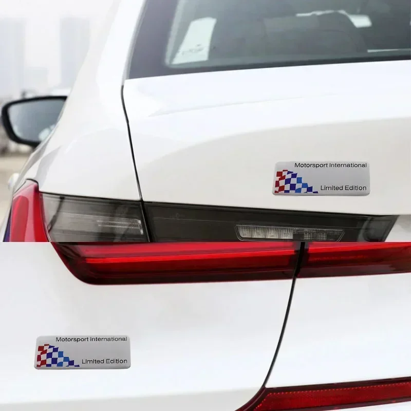 모터스포츠 인터내셔널 한정판 독일 SUV 오프로드 자동차 펜더 트렁크 리어 보닛 엠블럼 배지 스티커