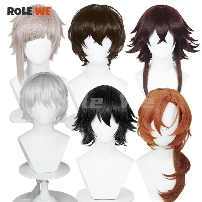 

In Stock Anime Bungou Stray Dogs Cosplay Ryunosuke Akutagawa Dazai Osamu Nakahara Edogawa Rampo Chuuya Saigiku Jono Cosplay Wig
